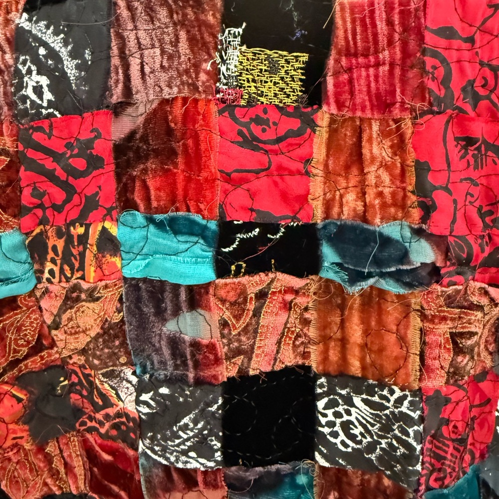 Chico's Colorful Patchwork Jacket Size 16 (Chicos… - image 6